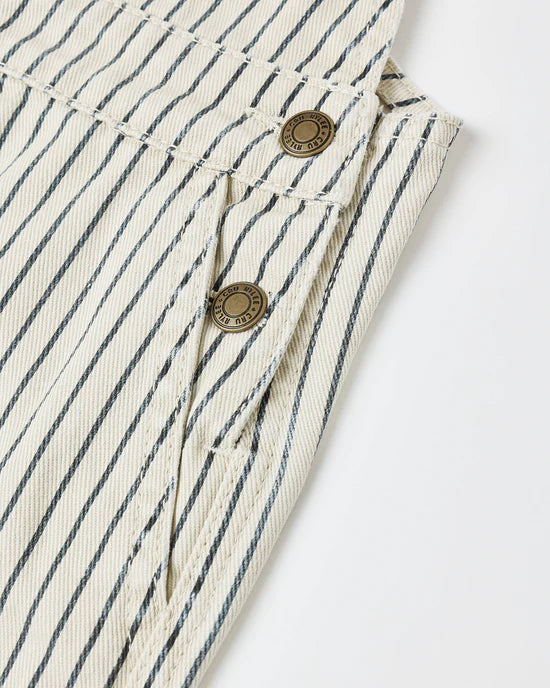 Pinstripe Utility Overalls