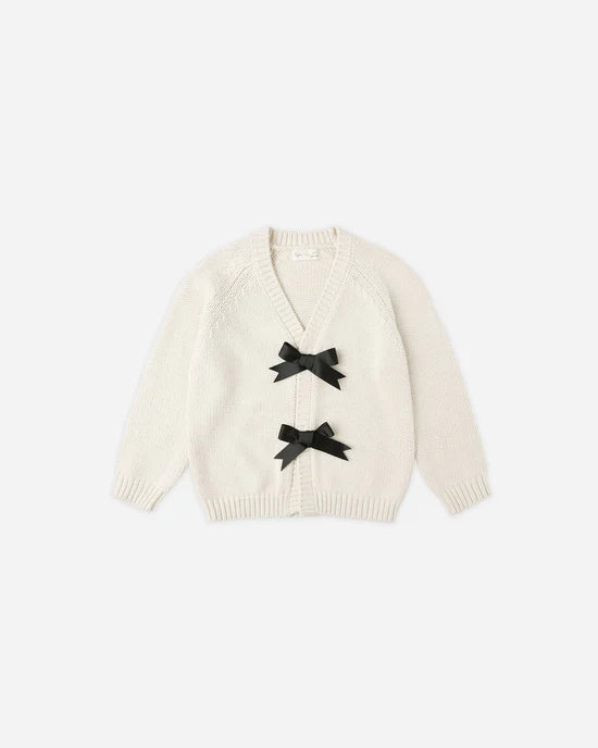Bow Cardigan - Natural