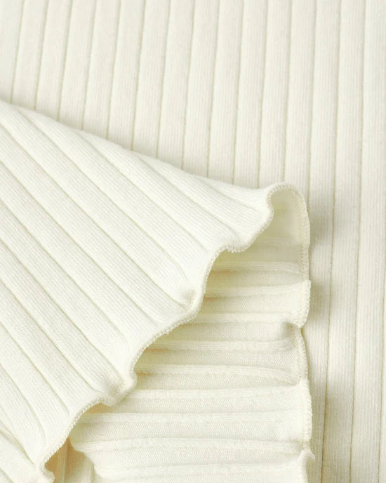 Ribbed Long Sleeve - Ivory