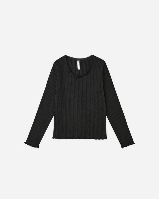 Ribbed Long Sleeve - Black