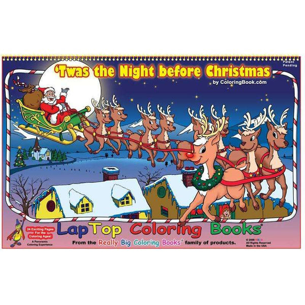 'Twas the Night Before Christmas Laptop Colouring Book