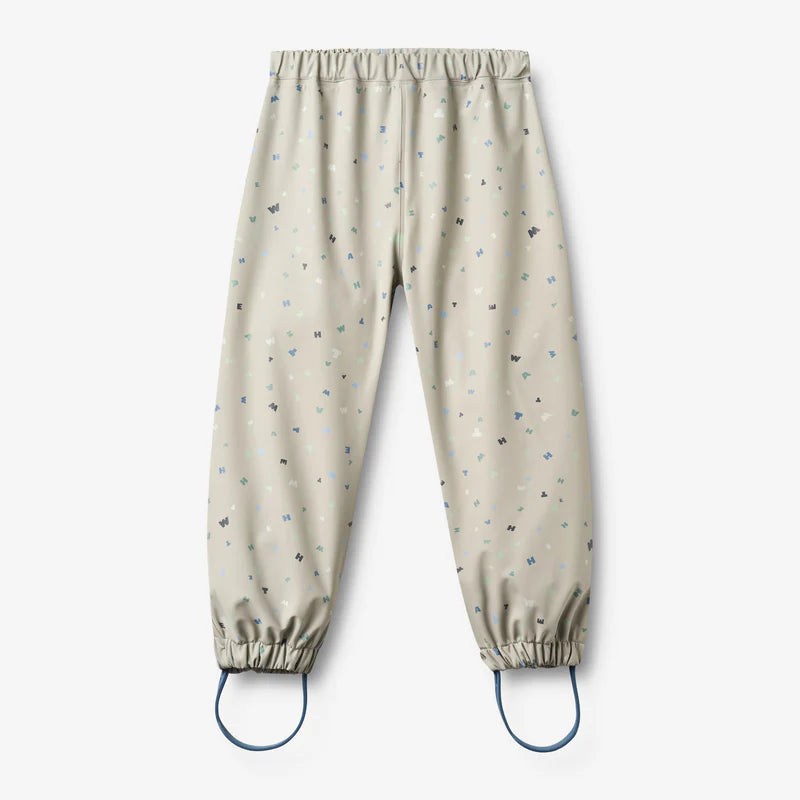 Rainwear Olo Trousers - Light Flint Letters