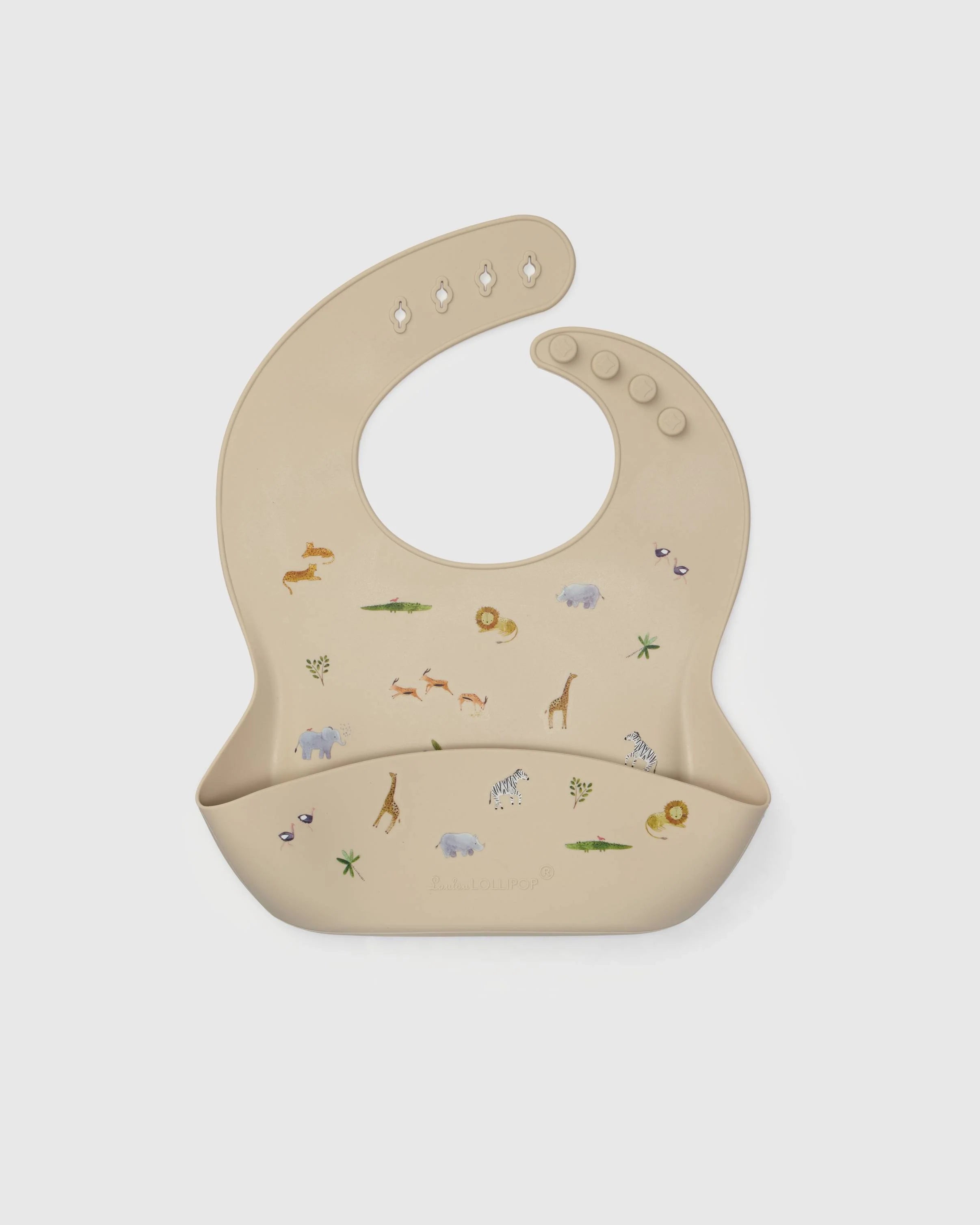 Silicone Bib - Safari