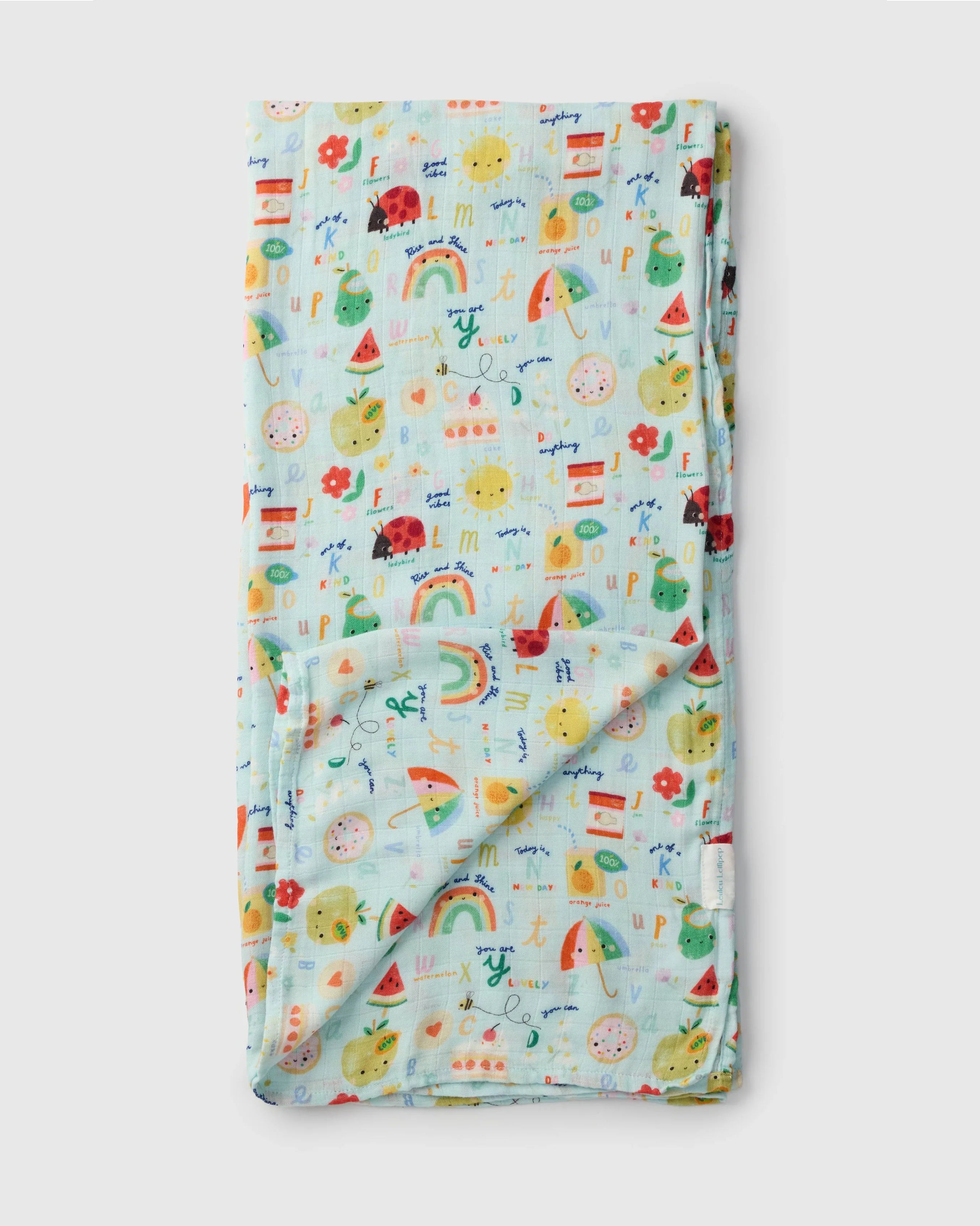 Muslin Swaddle - Alphabet Smiles