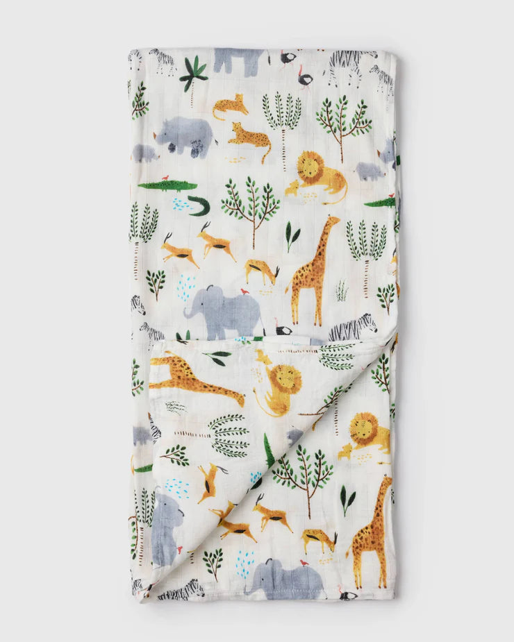 Muslin Swaddle - Safari Jungle