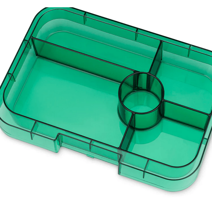 Yumbox Tapas (5 Compartment) Greenwich Green & Clear Green