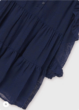 Chiffon Ruffled Dress - Size 14