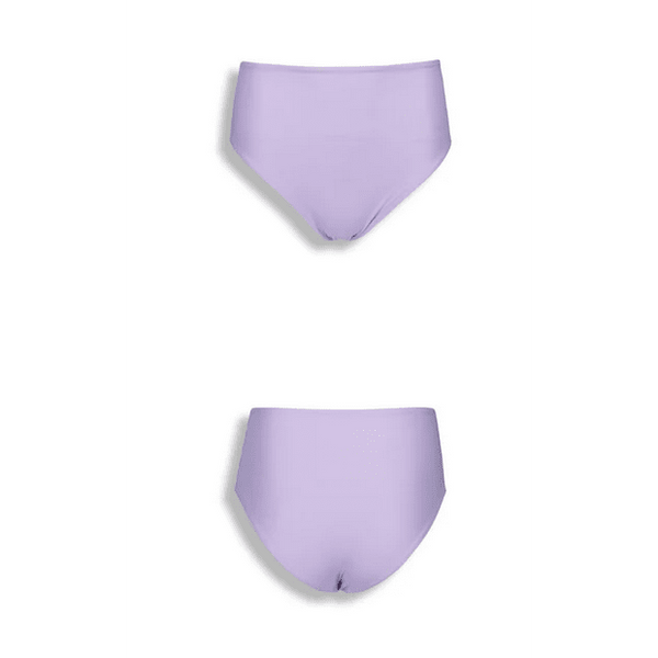Ladies Colorblock Bikini Bottom - Lilac