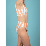 Ladies Reversible Bikini Bottom - Papaya