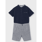 2 Piece Polo & Shorts Set - Size 9