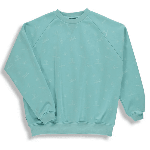 Surfer Crewneck - Blue - Size 2, 3, 5, 7, 14