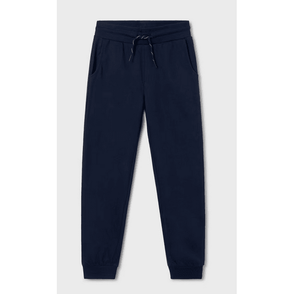 Basic Cuffed Joggers - Navy - Size 14