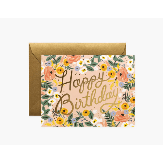 Floral Birthday Card