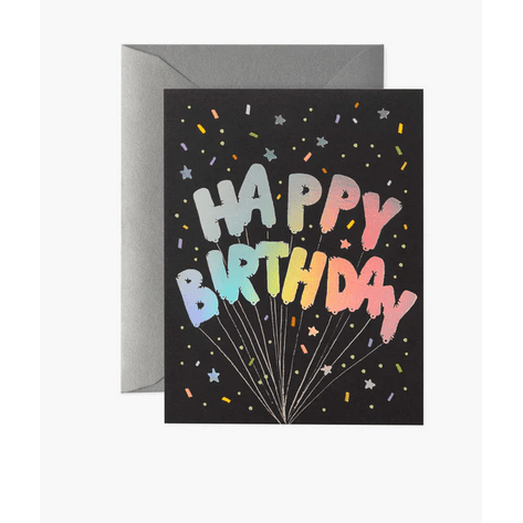 Balloons Birthday Card