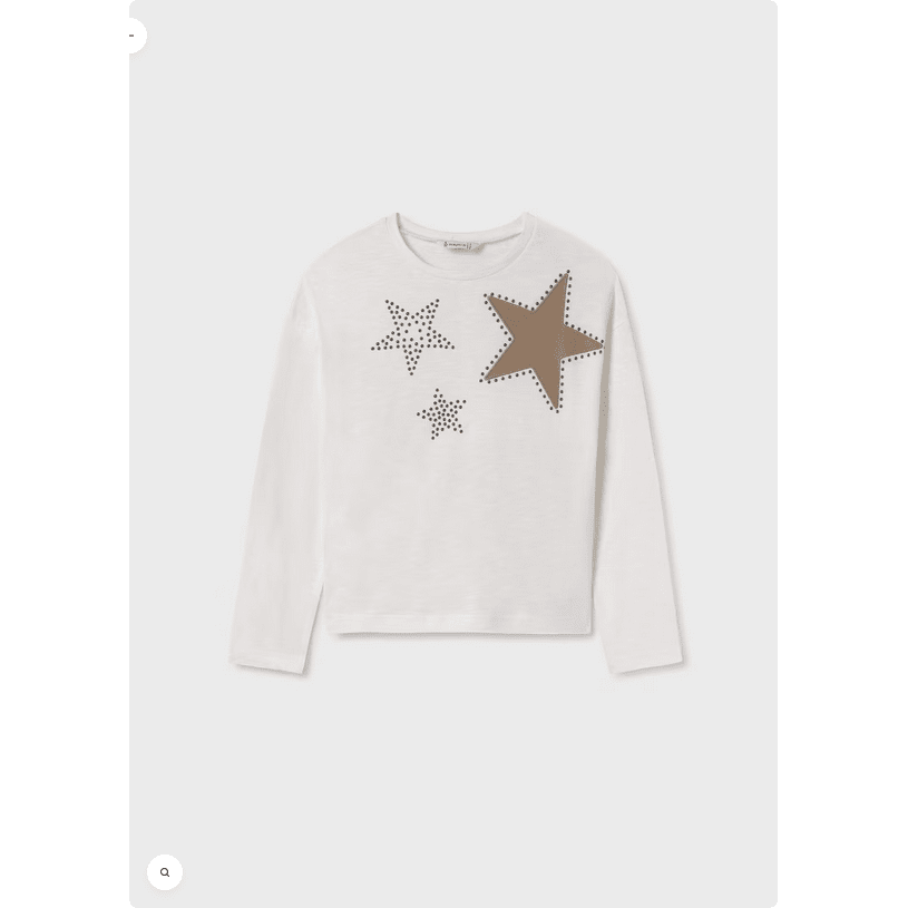 Star Studded Long Sleeve Tee - Size 8