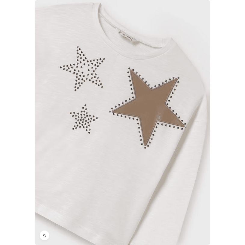 Star Studded Long Sleeve Tee - Size 8