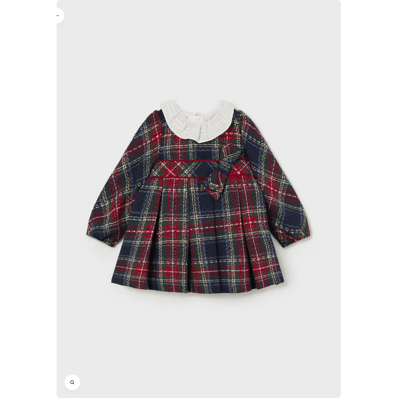 Baby Ruffle Plaid Dress