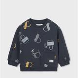 Baby Vehicle Print Sweatshirt