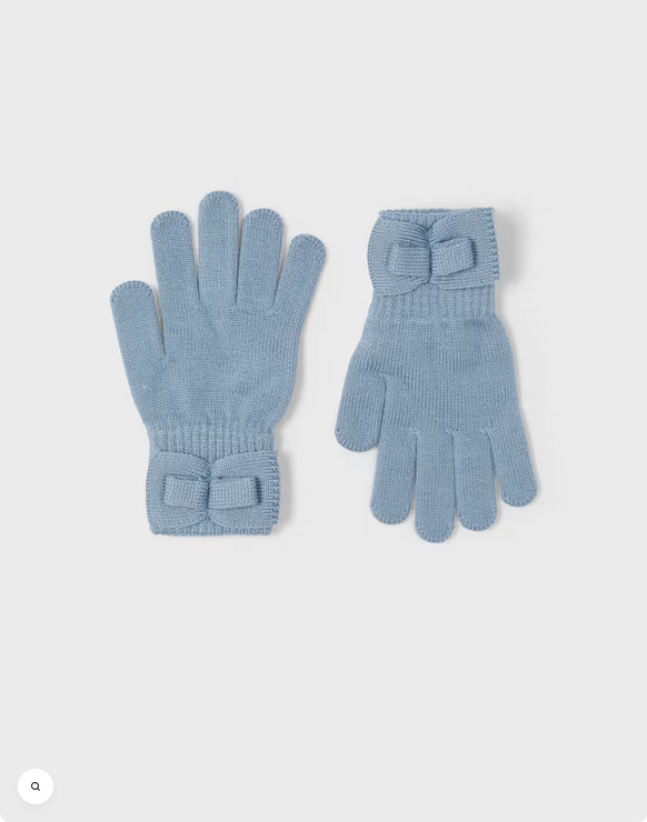 Bow Gloves - Blue