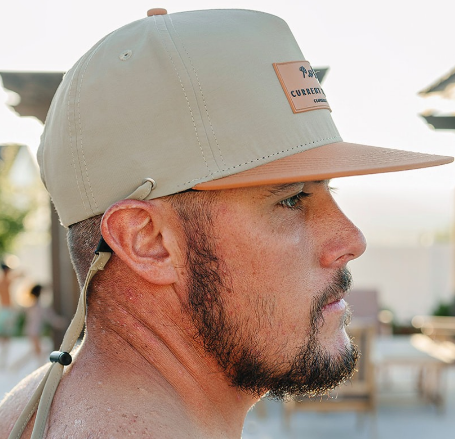 Waterproof Snapback Hat - Earth Tone Color Block