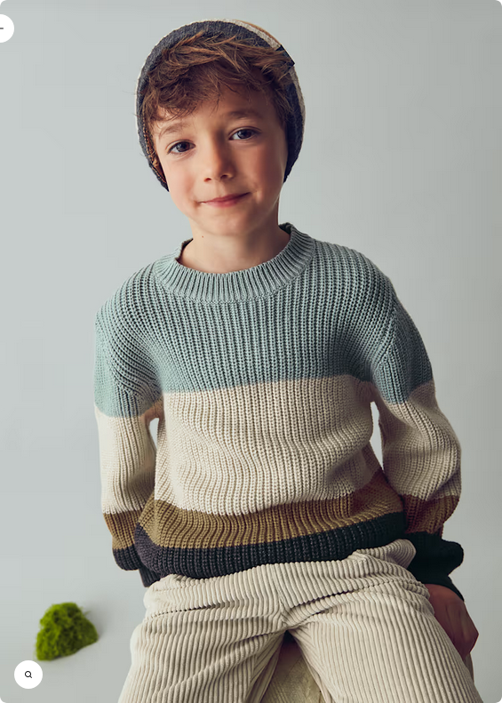 Colorblock Knit Sweater