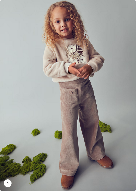 Corduroy Pants - Taupe