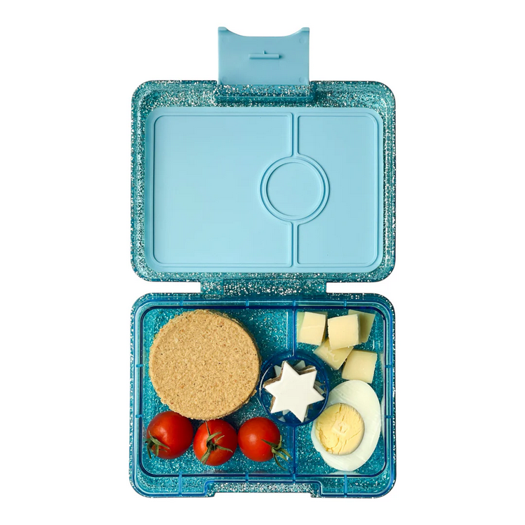 Yumbox Glitter Snack Box - Twinkle Teal