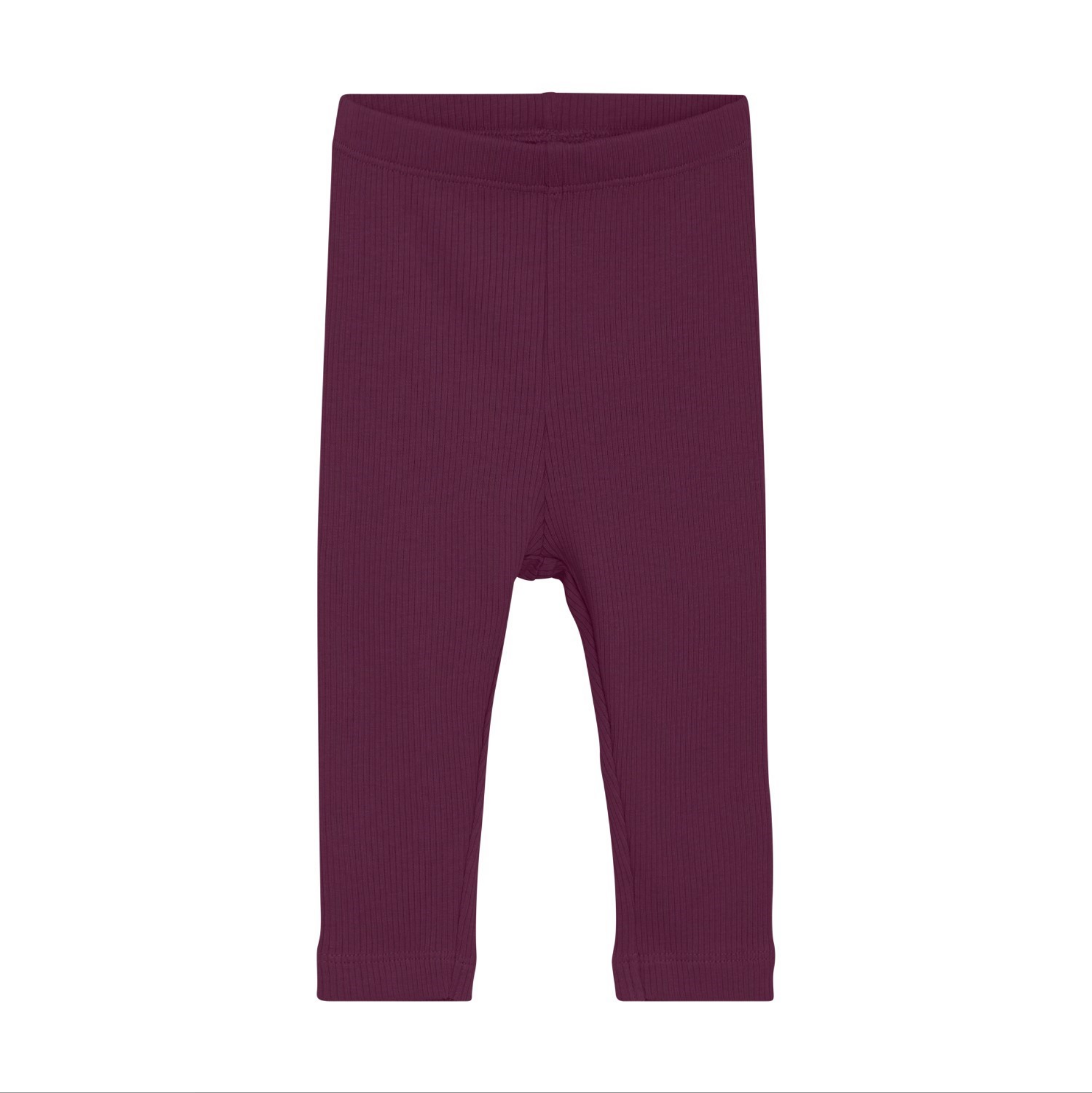 Raspberry Coulis Ribbed Leggings