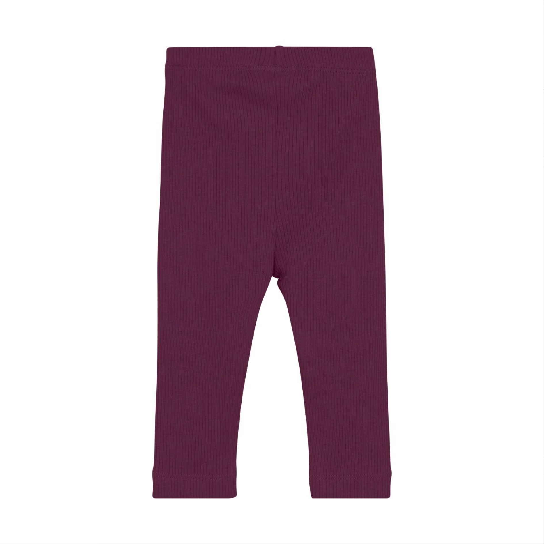 Raspberry Coulis Ribbed Leggings