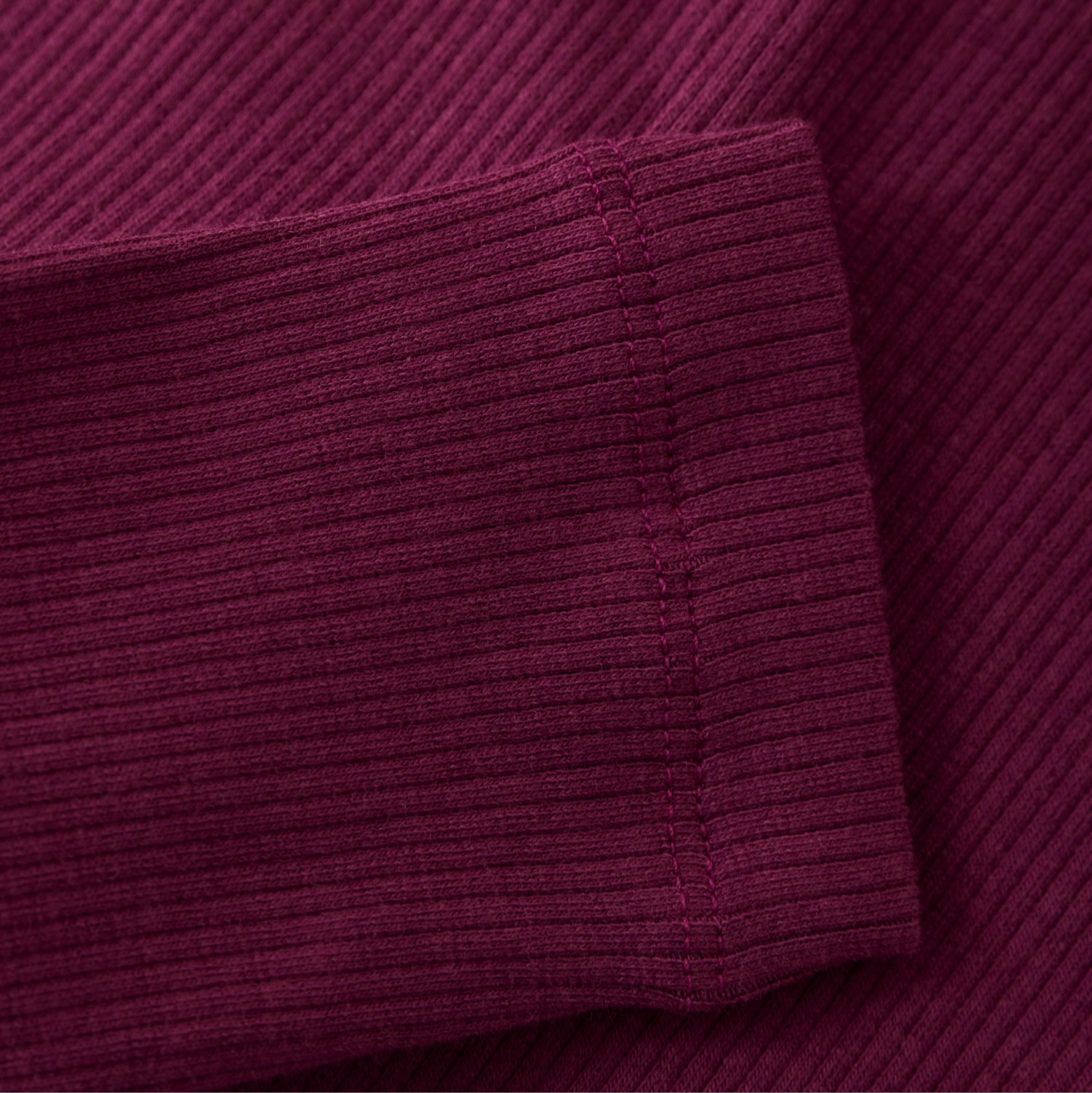 Raspberry Coulis Ribbed Leggings