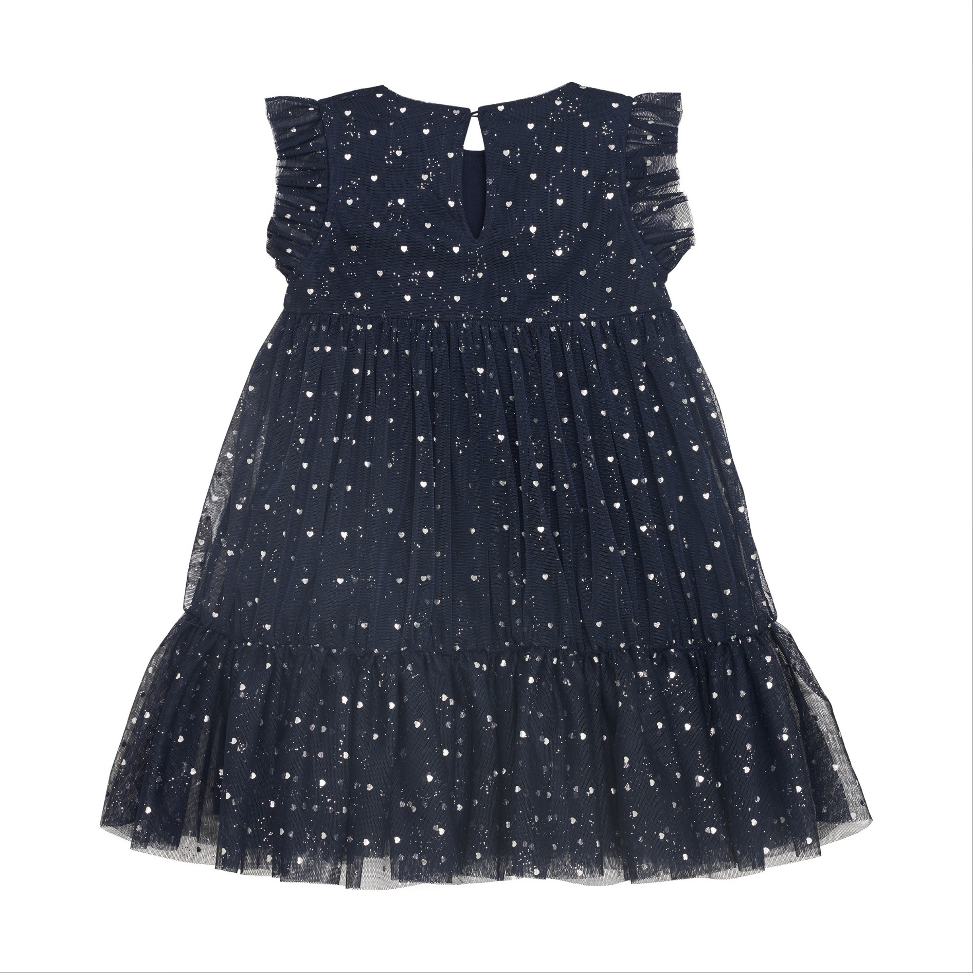 Navy Heart Dress Kids