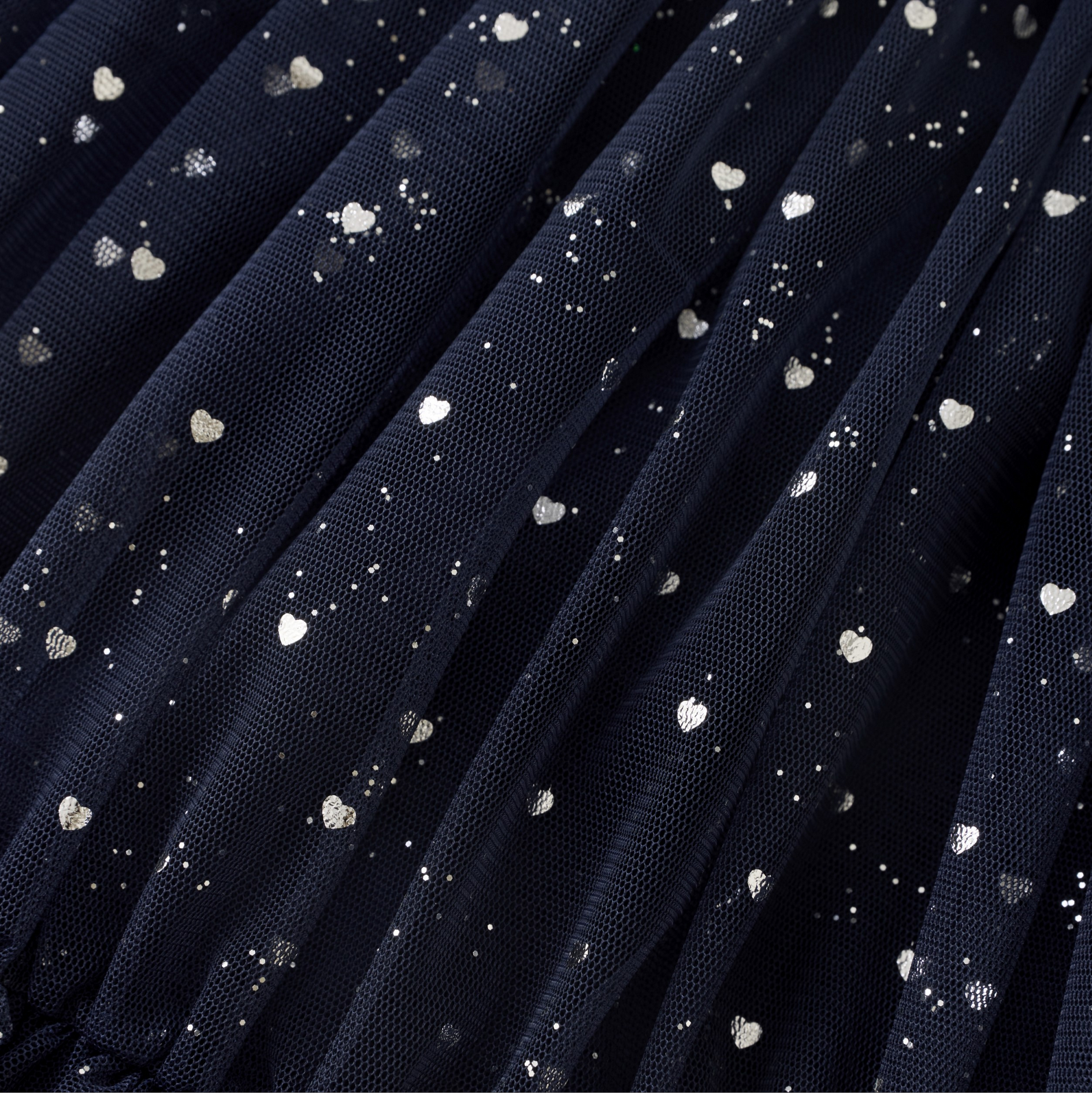 Navy Heart Dress Kids