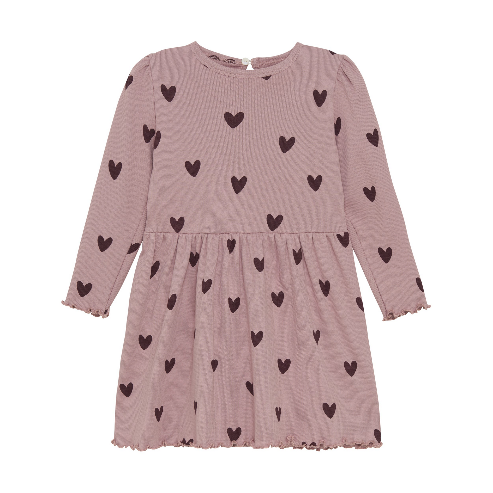 Ribbed Heart Dress