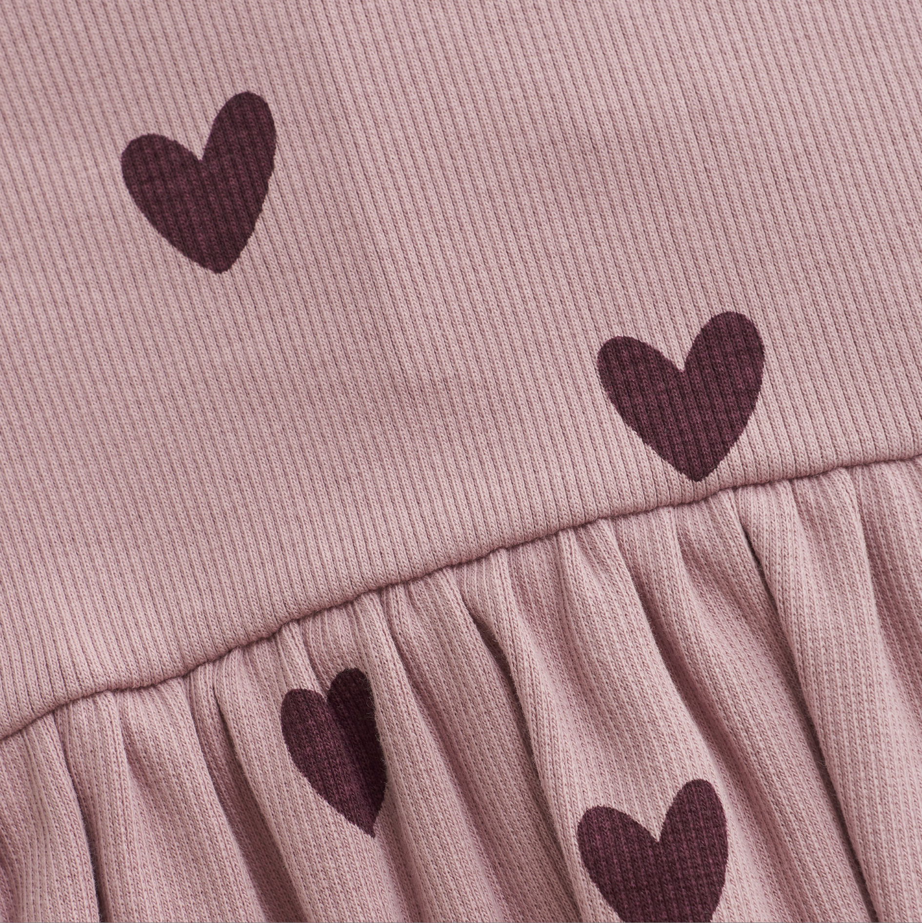 Ribbed Heart Dress