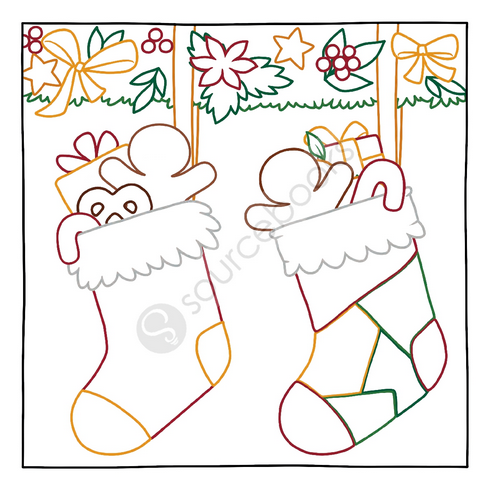 Magic Paper Coloring Book: Merry Christmas!