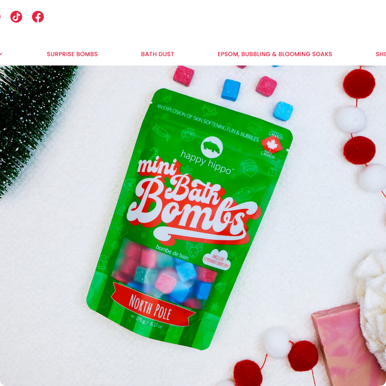 Mini Bubble Bombs - North Pole