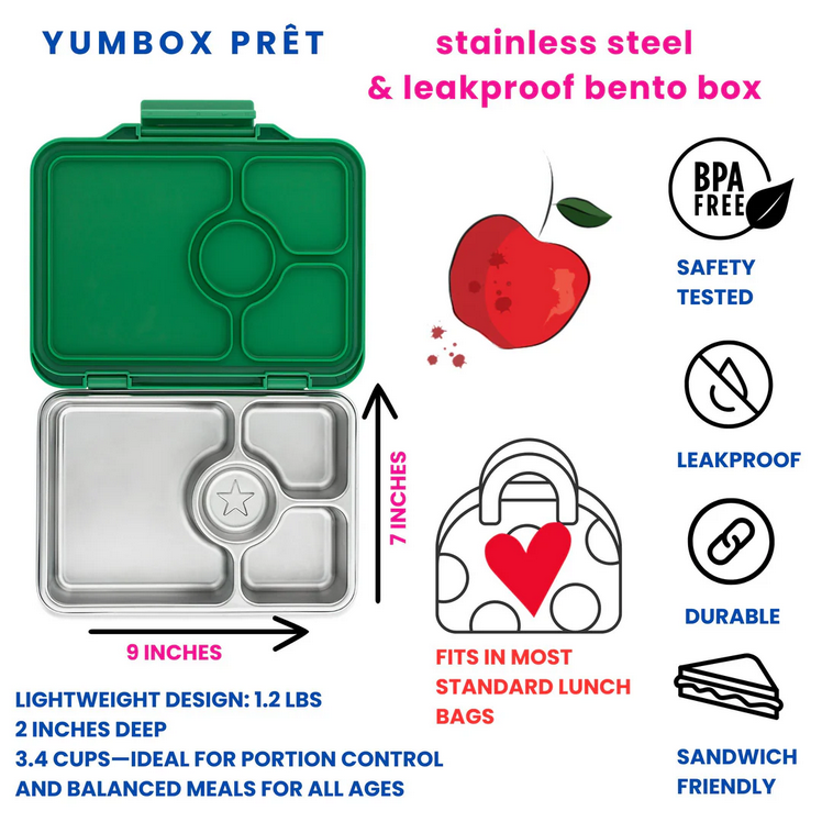 Yumbox Pret - Bento - Dublin Green