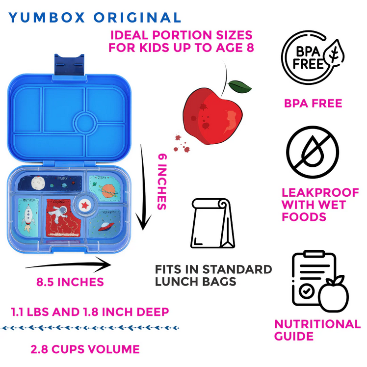 Yumbox Original - Bento - Surf Blue Rocket