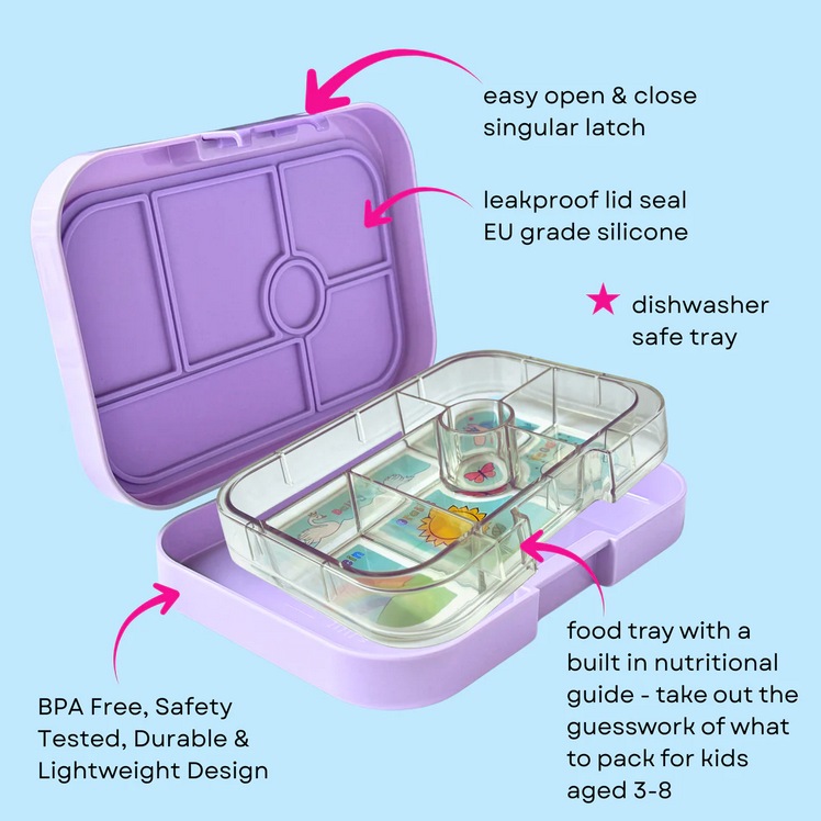 Yumbox Original - Bento - Lavande Purple Unicorn