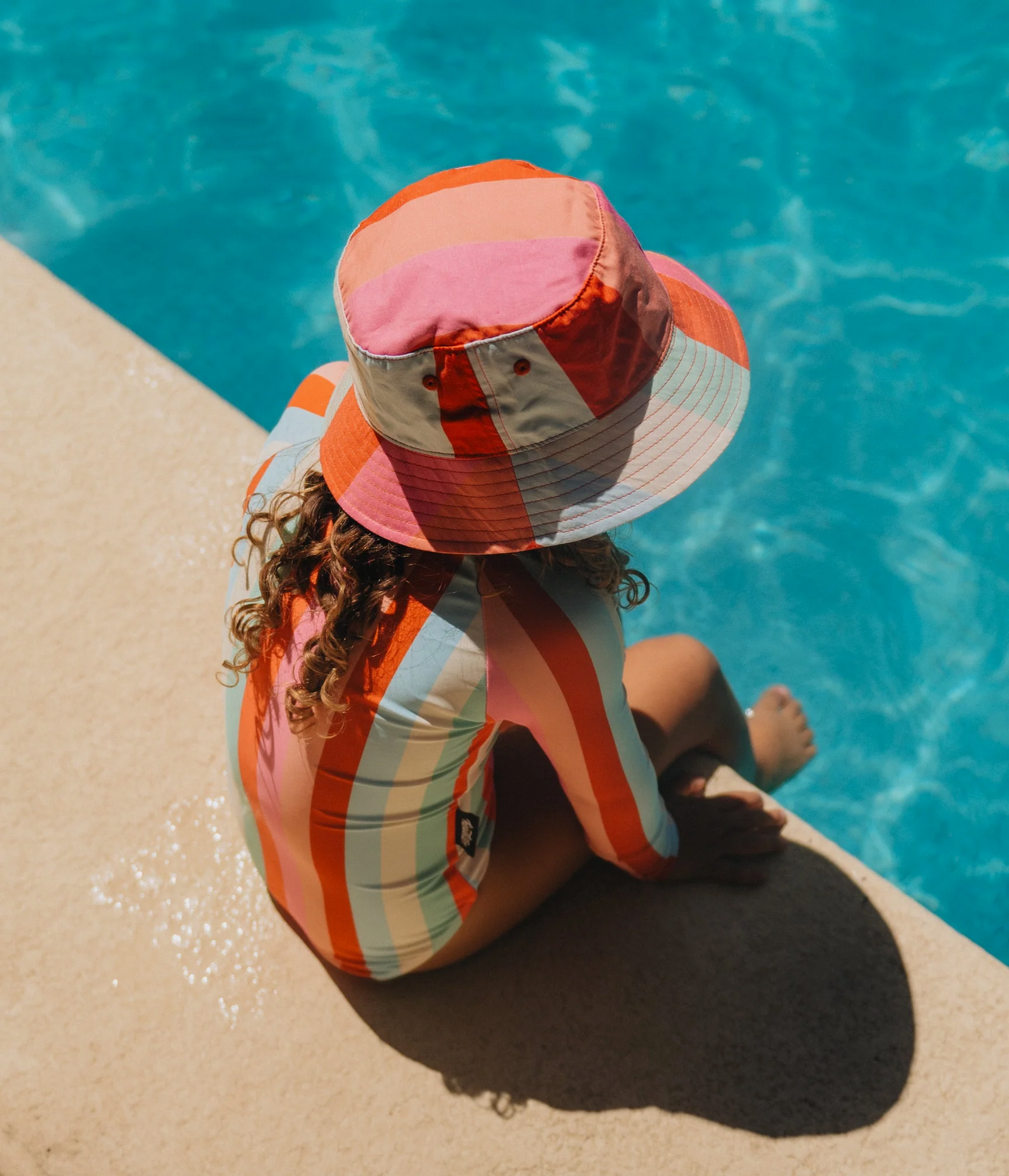 Vertical Delight Swimsuit - Bubble Gum