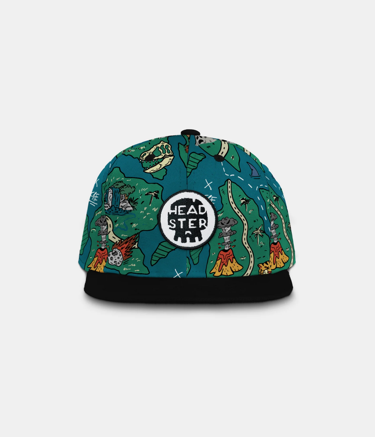 Treasure Map Snapback - Teal Steal