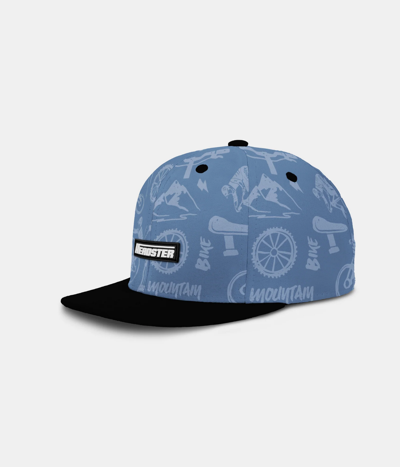 Gnarly Ride Snapback - Blue Fog