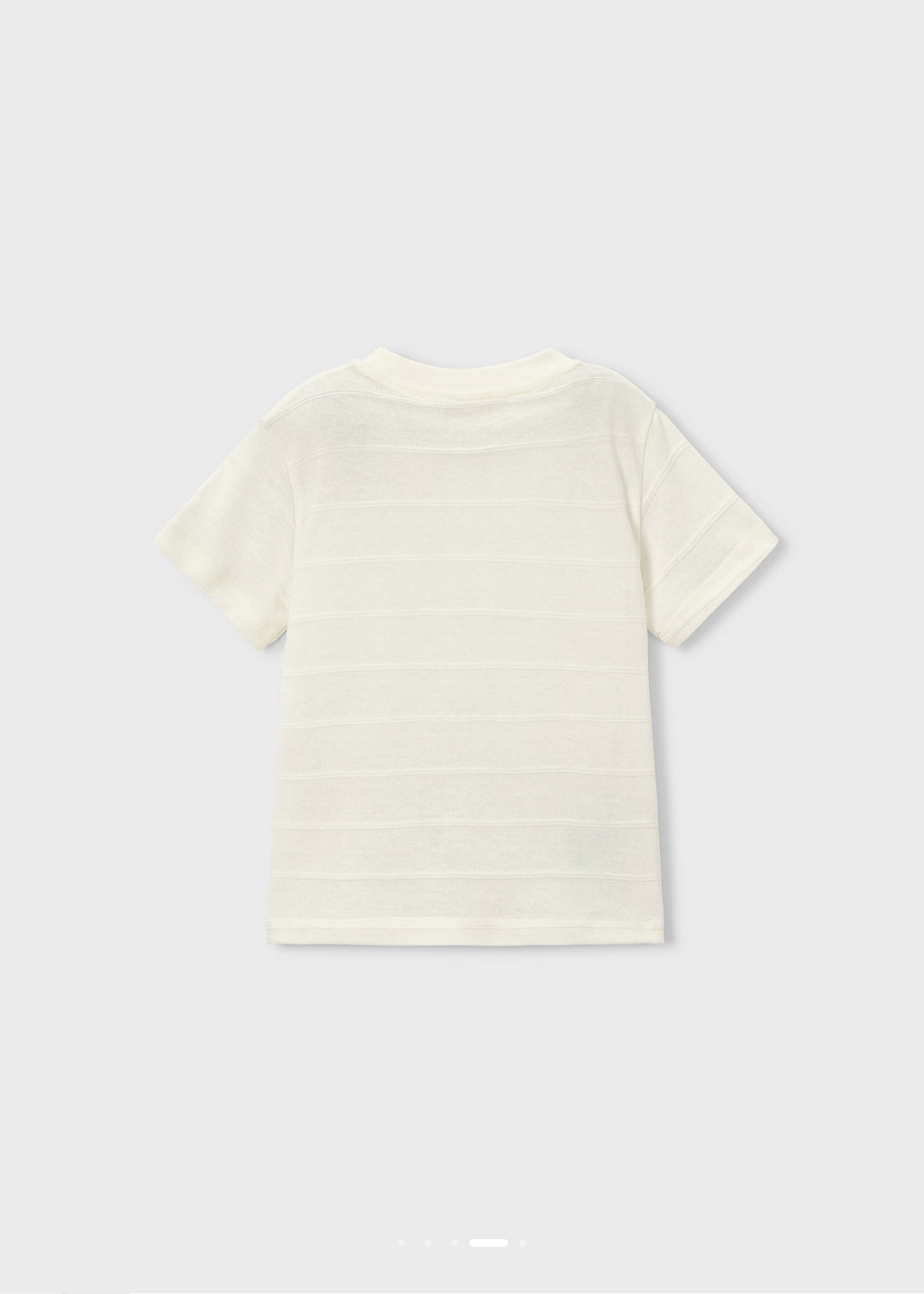 Cream Knit T-Shirt