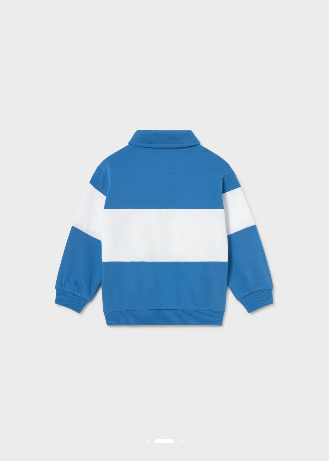 Baby Striped Polo Sweatshirt