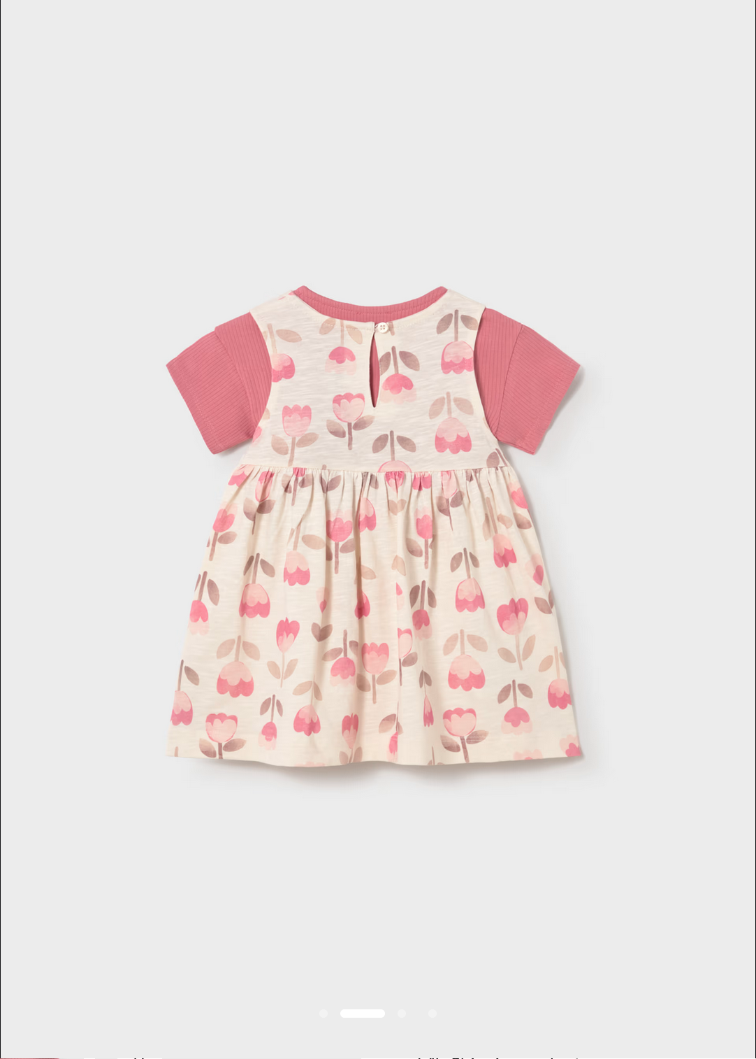 Baby Printed Dress with Shirt