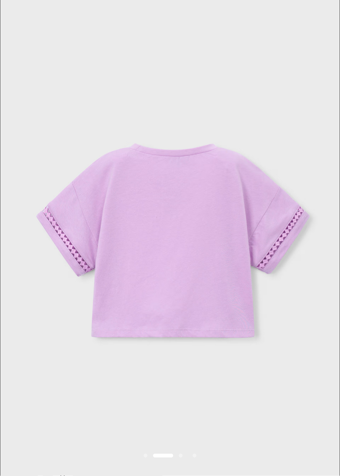 Front Tie T-Shirt - Lilac