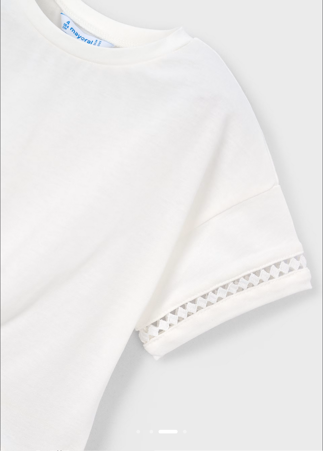 Front Tie T-Shirt - White