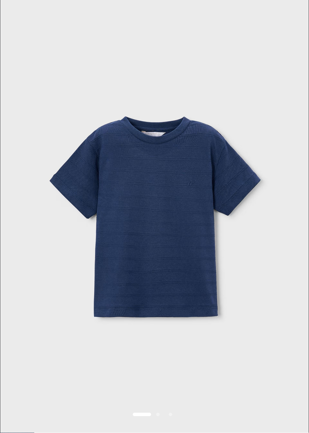 Navy Knit T-Shirt