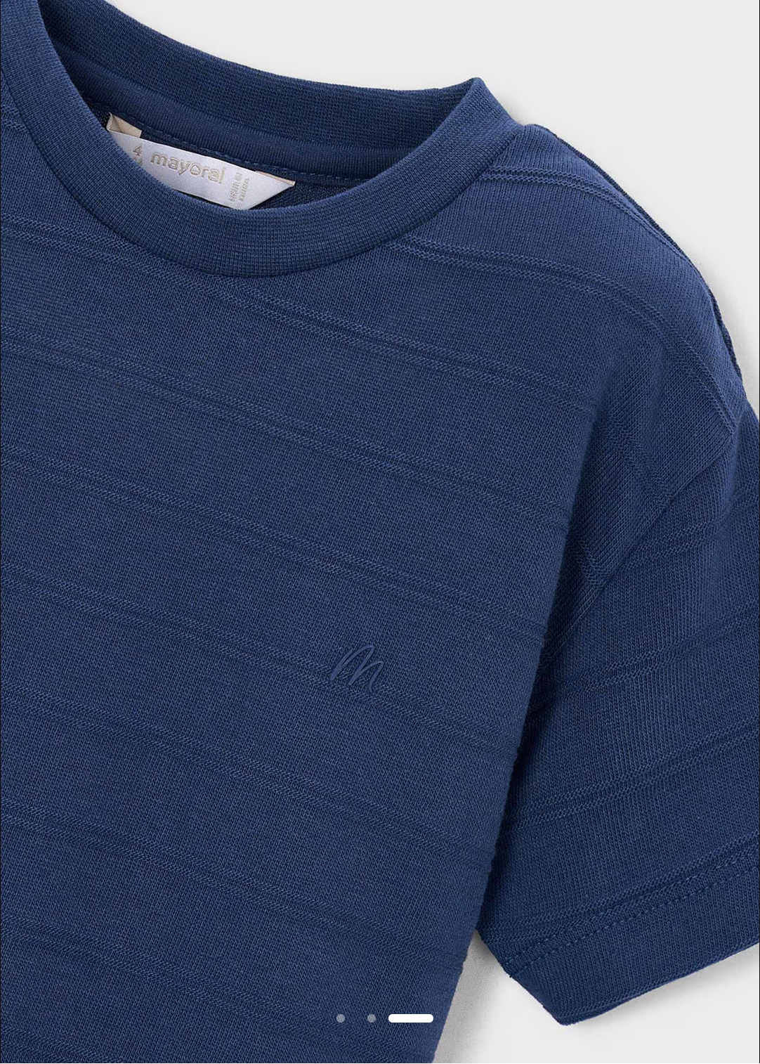 Navy Knit T-Shirt