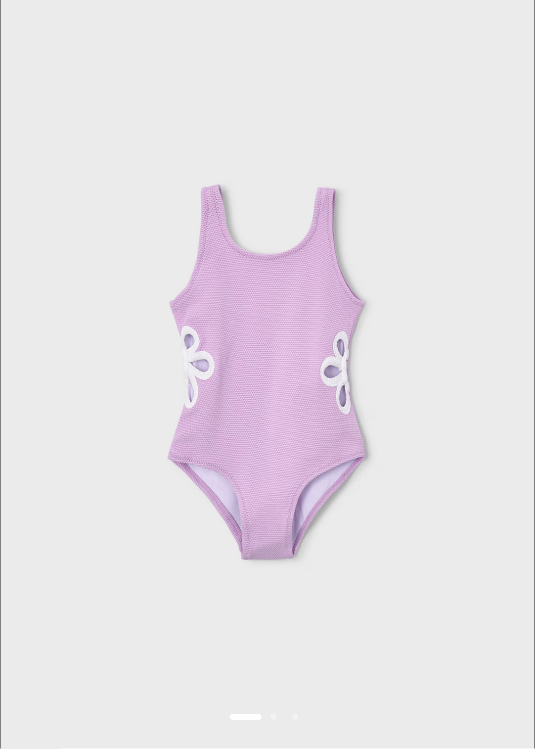 Lilac Open Sided Swimsuit